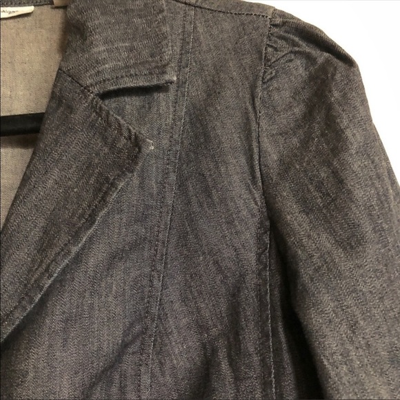 Halogen Dark Wash denim‎ Blazer size medium - Picture 6 of 6
